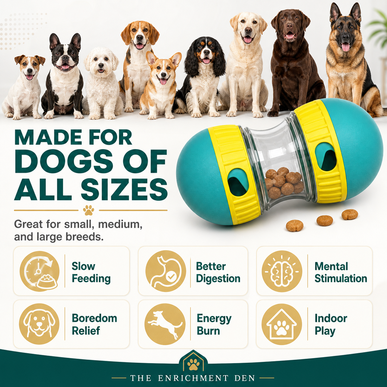 Treat-Dispensing Puzzle Toy for Dogs