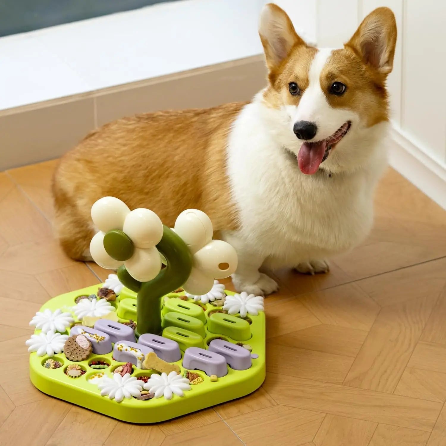 3-in-1 Dog Puzzle Feeder | Sliding, Flip & Treat Dispenser for All Sizes