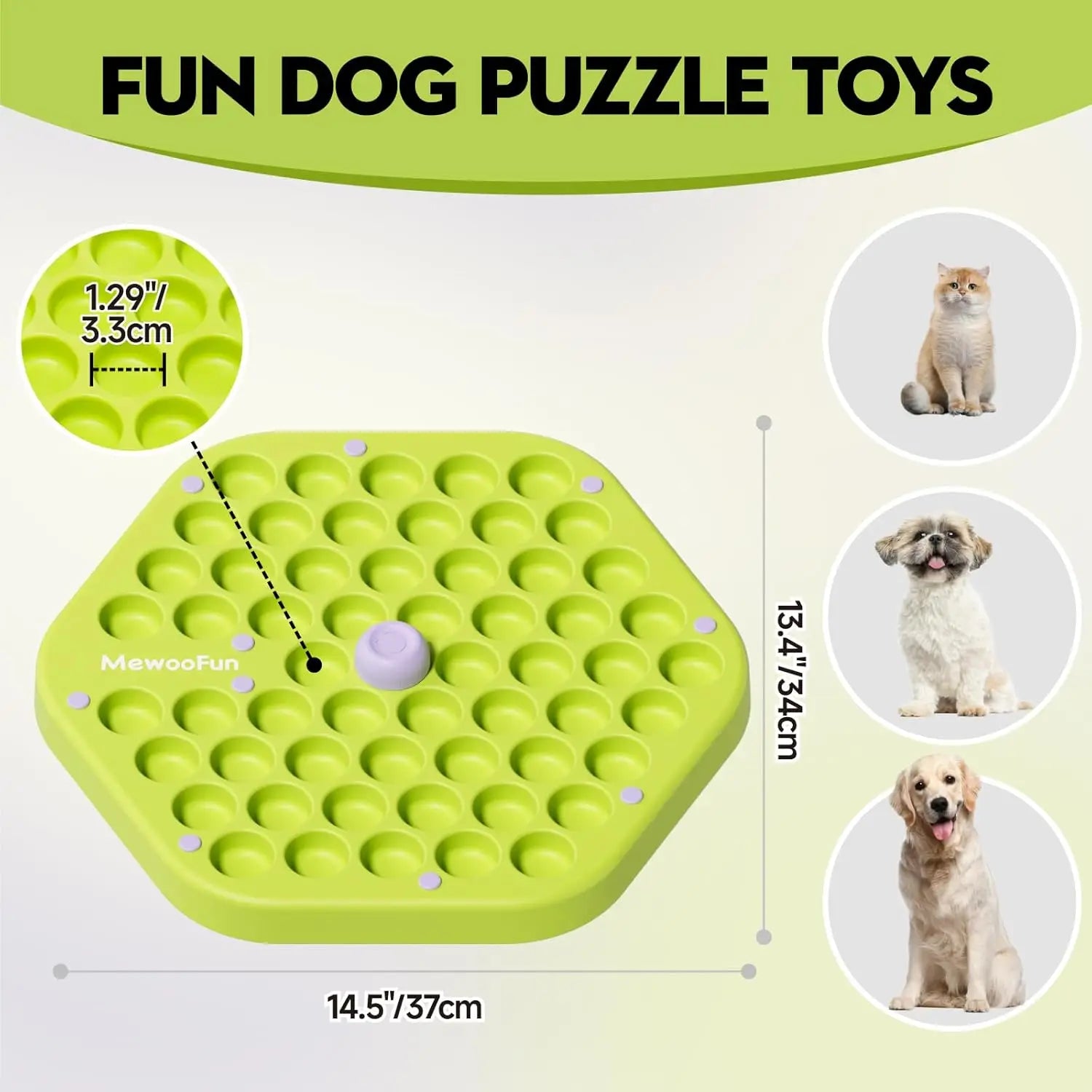 3-in-1 Dog Puzzle Feeder | Sliding, Flip & Treat Dispenser for All Sizes