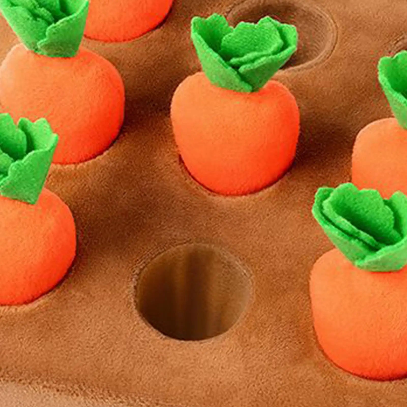 Carrot Snuffle Mat – Interactive Enrichment Puzzle Toy for Sensory Training and Mental Stimulation